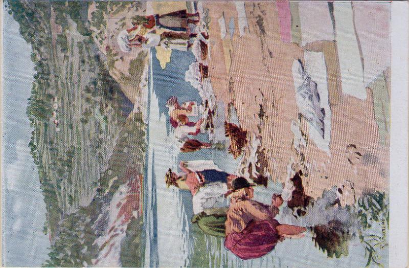 0426 f.jpg -     Lote:    426 (frente)                   Descrição:         1921 &mdash; Ceres. Bilhetes Postais Particulares. Coleção Portuguesa. OM5, 6C rosa escuro (n.º 9 &mdash; Lavadeiras de Penacova). Novo.        IN       Valor Base:     &euro; 8,00     Valor Venda:     &euro;      
